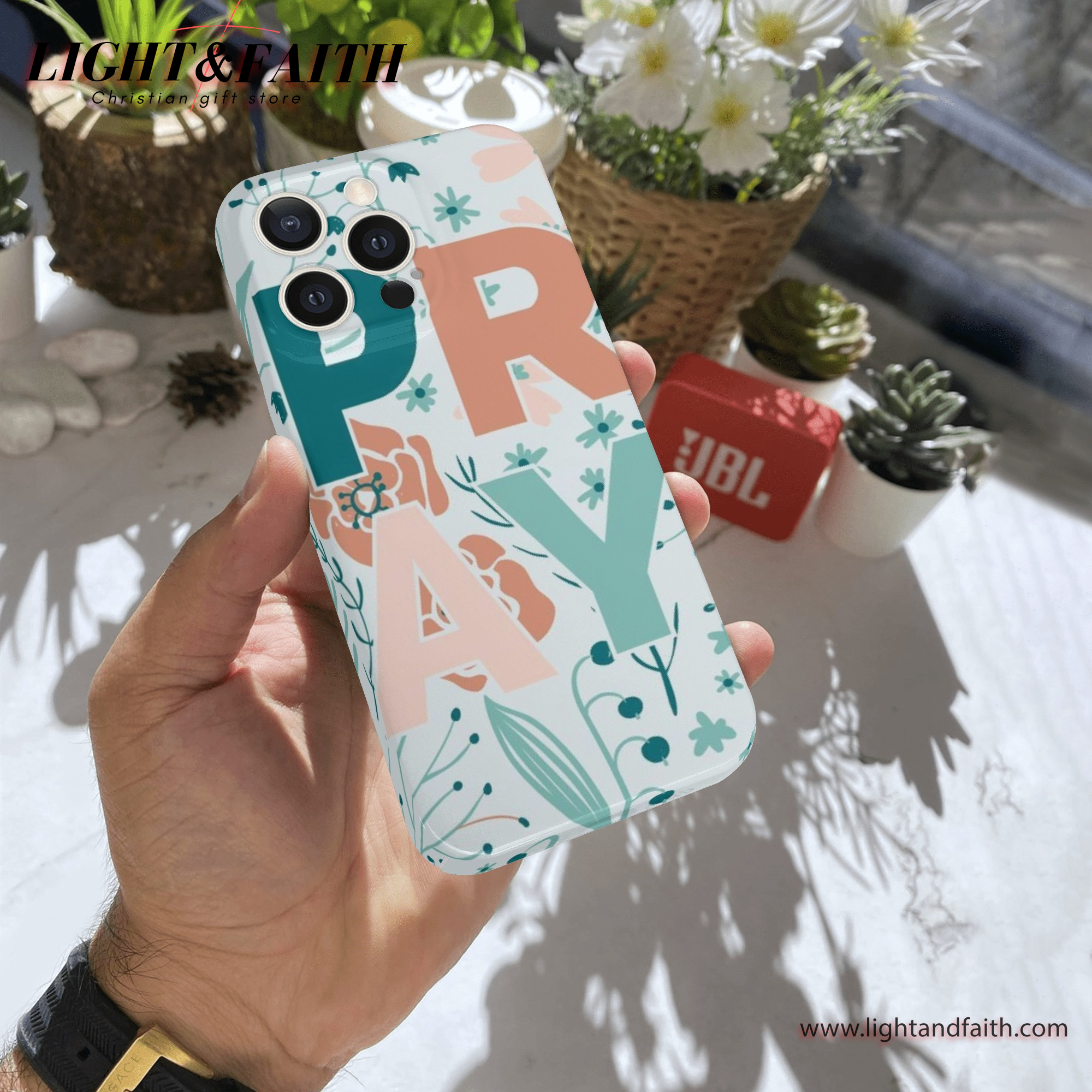 PRAY Phone Case, Christian Phone Case, Bible Verse Phone Case, Religious Gift, PCLAF03